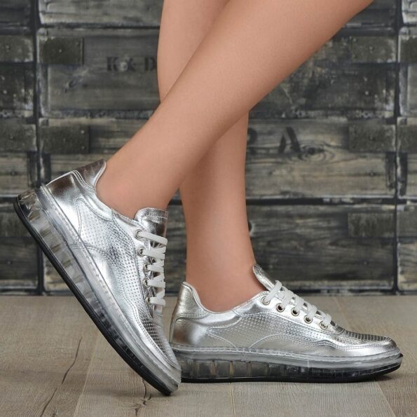 Дамски спортни обувки Dana silver